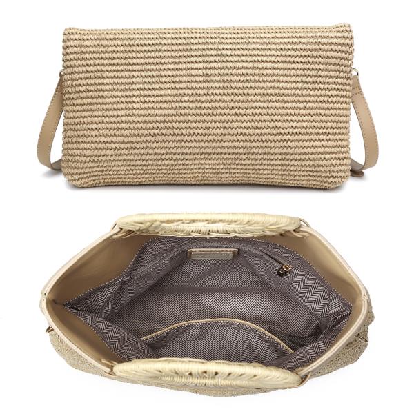 STYLISH FOLDOVER DESIGN CROSSBODY BAG