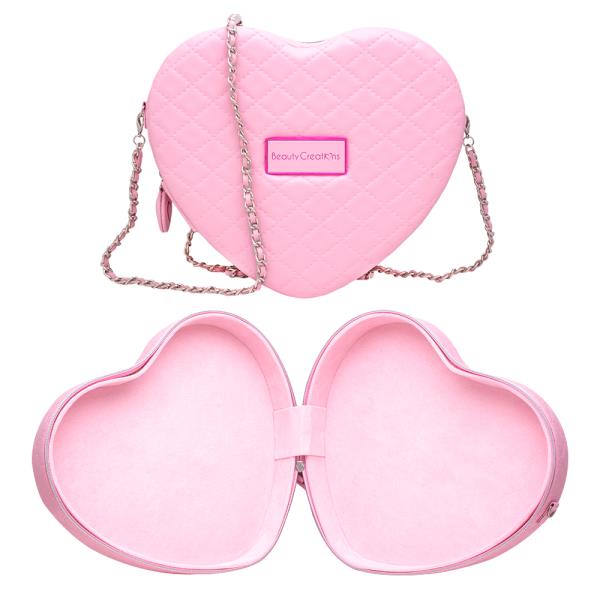 BEAUTY CREATIONS KISS ME LIQUID GEL TINT SET WITH QUILTED HEART SHAPE BAG