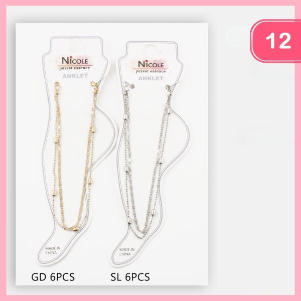 LAYERED ANKLET (12 UNITS)