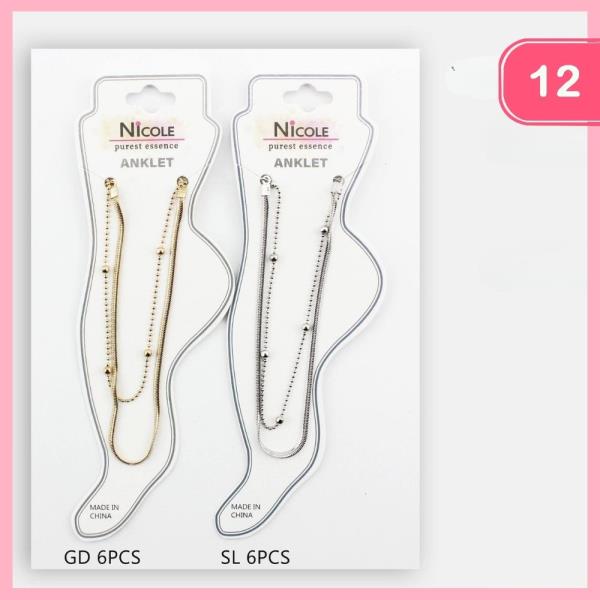LAYERED ANKLET (12 UNITS)