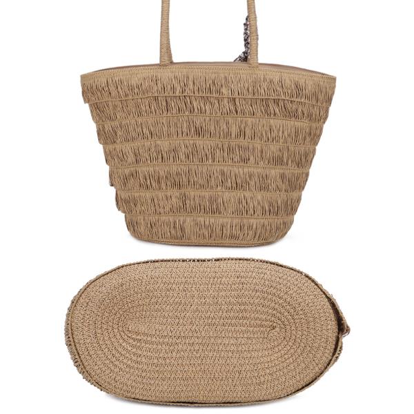 STRAW TOTE BAG