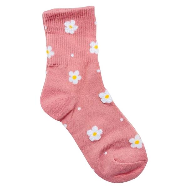 MINI FLOWER PATTERN CREW SOCKS