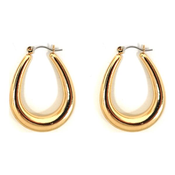 METAL HOOP EARRING