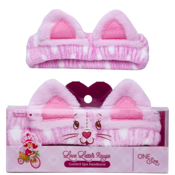 CELAVI X STRAWBERRY SHORTCAKE LOVE LETTER ROUGE CUSTARD SPA HEADBAND