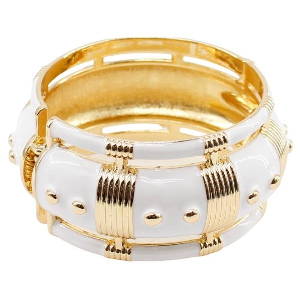 ENTIQUE DESIGN CHUNKY HINGED BRACELET