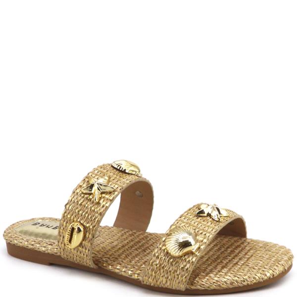 SEASHELL 2 BAND SLIDE 12 PAIRS