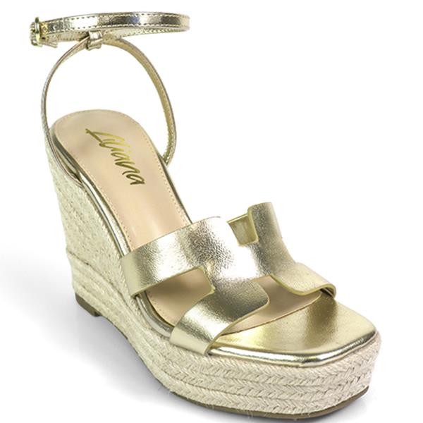 H SHAPE ESPADRILLE WEDGE SANDAL 12 PAIRS