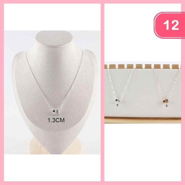RING PENDANT NECKLACE (12 UNITS)