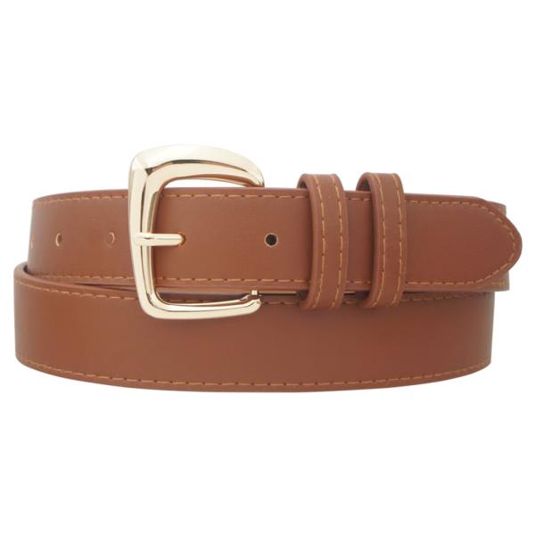 SLANTED D DOUBLE LOOPED BELT