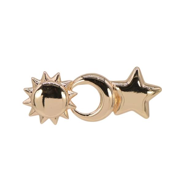 SUN MOON STAR BROOCH PIN