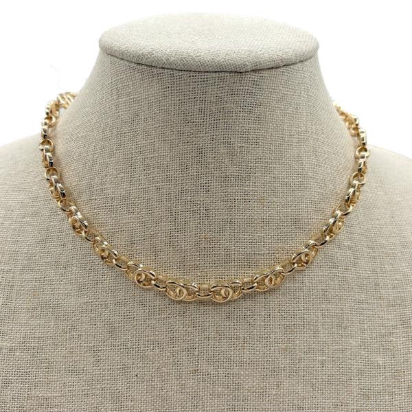 GOLD INFINITY CHAIN NECKLACE