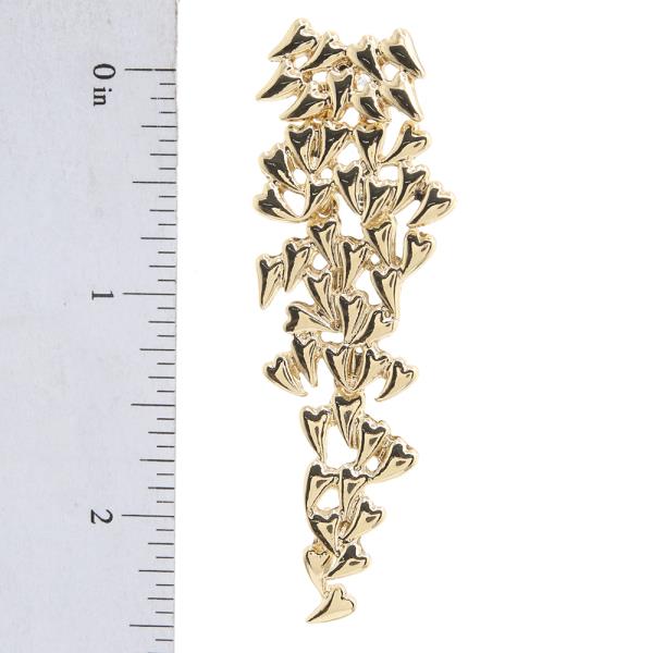 PATTERN DROP DESIGN POST EARRING