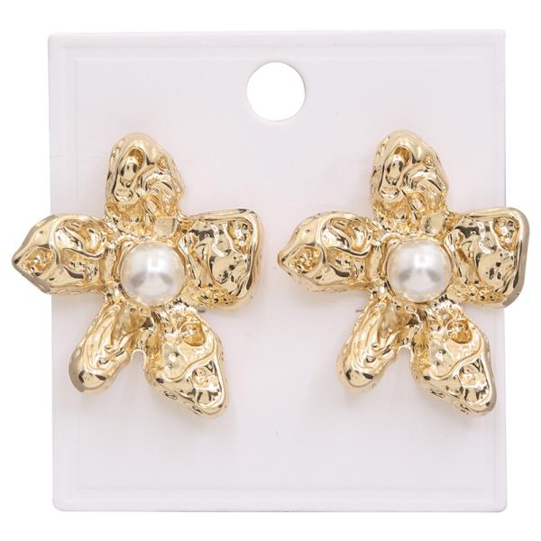 STARFISH PEARL STUD POST EARRING