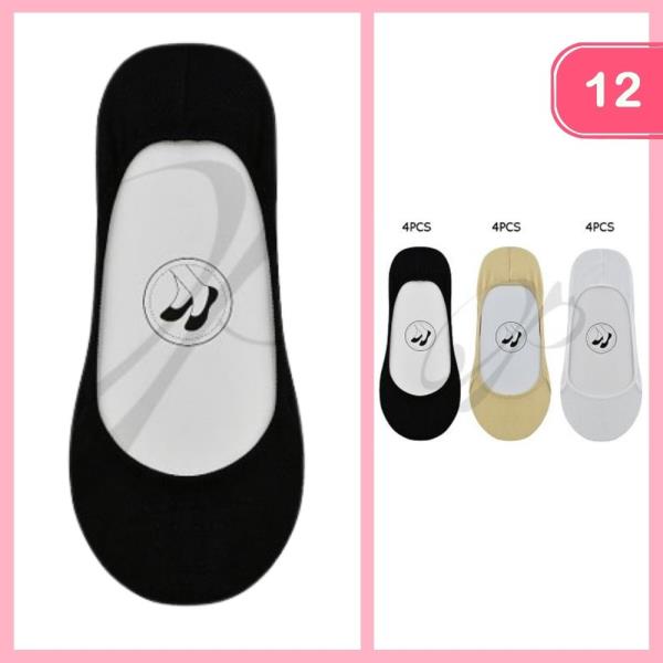 NO SHOW SOCKS (12 UNITS)