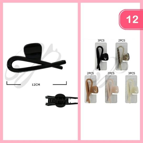 HAIR CLAW CLIP (12 UNITS)