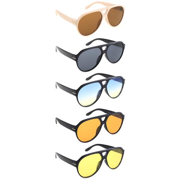ROUND AVIATORS SHAPED SUNGLASSES 1DZ