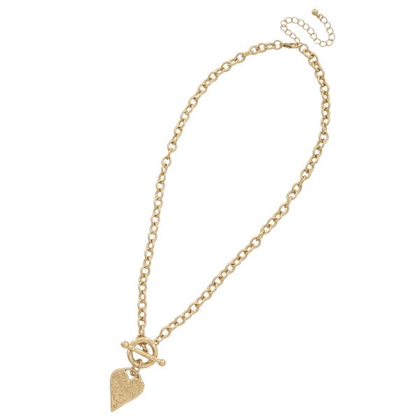 HEART PENDANT CHAIN NECKLACE