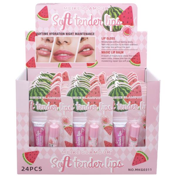 SOFT TENDER LIP GLOSS AND MAGIC LIP BALM DUO (24 UNITS)
