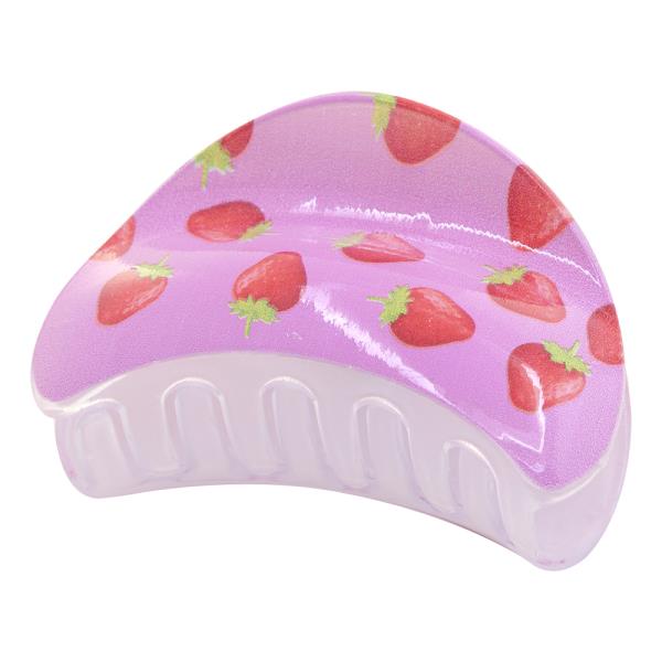 STRAWBERRY CURVE CLAW HAIR CLIP