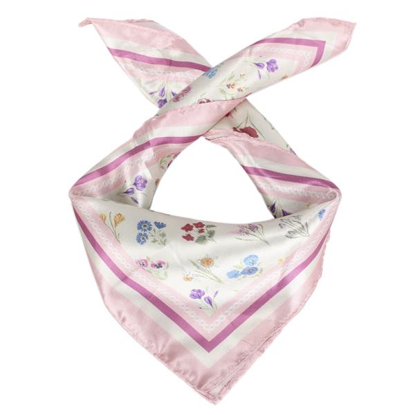 PLAIN SHOULDER BAG W SCARF