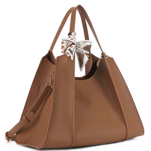 CHIC DESIGN HANDLE TOTE BAG