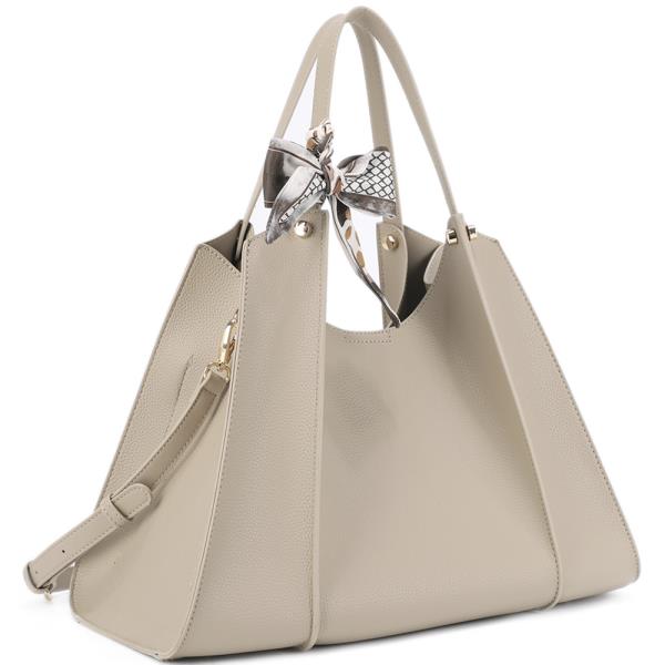 CHIC DESIGN HANDLE TOTE BAG