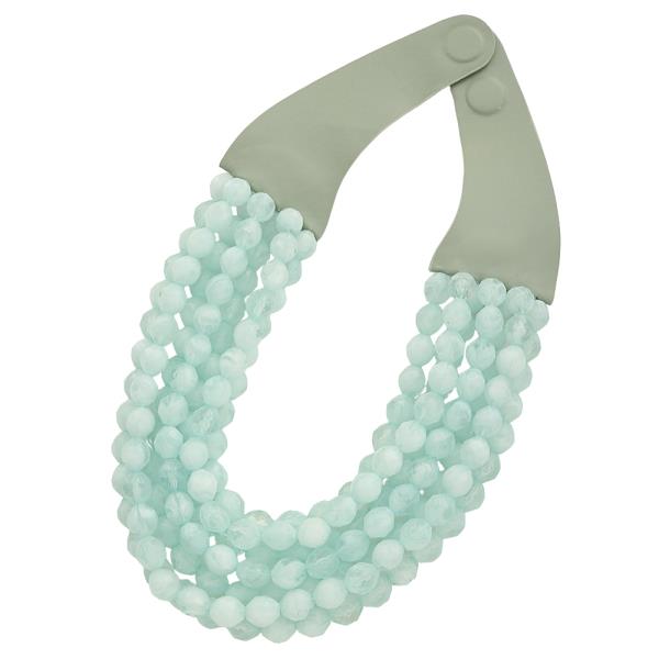 MULTI LAYER COLOR BEAD NECKLACE