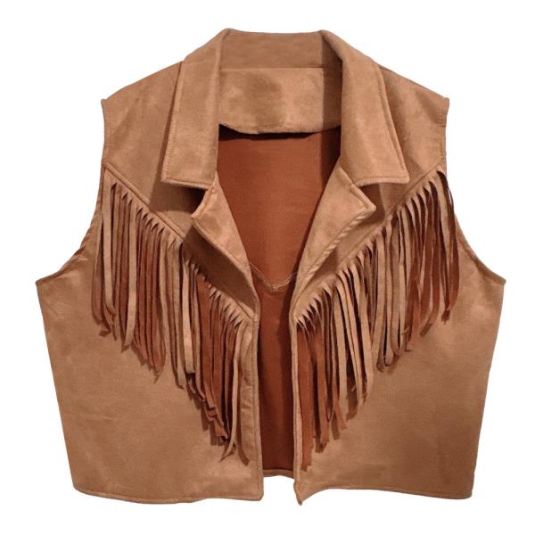 WESTERN FRINGE VEST