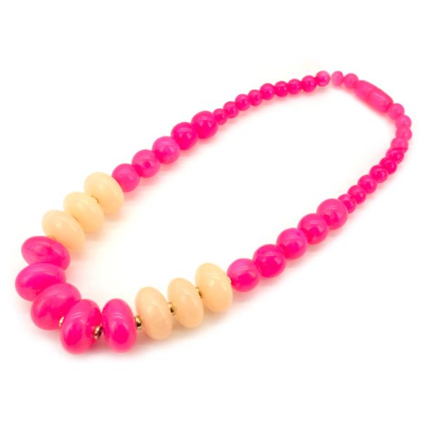 RESIN ROUND BEAD NECKLACE