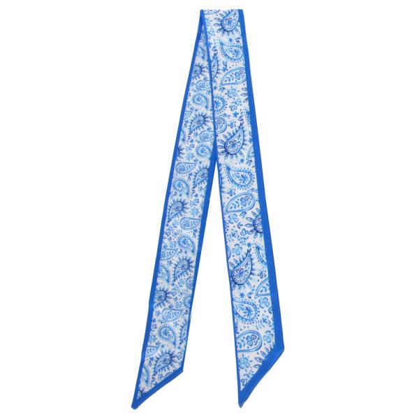 PAISLEY LINE SKINNY SCARF