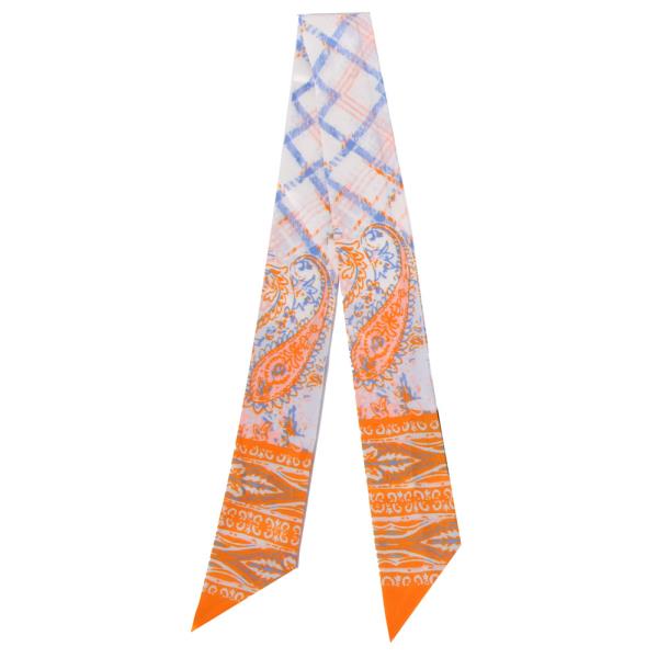 PAISLEY MIX SKINNY SCARF