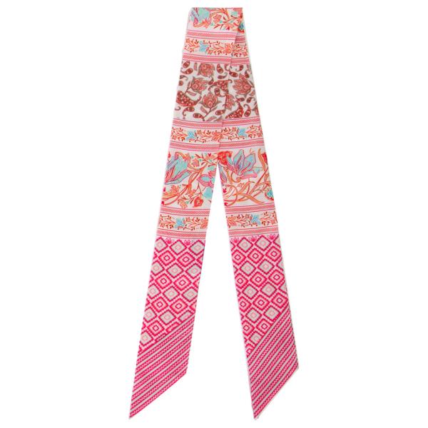 ETHNIC PATTERN SKINNY SCARF