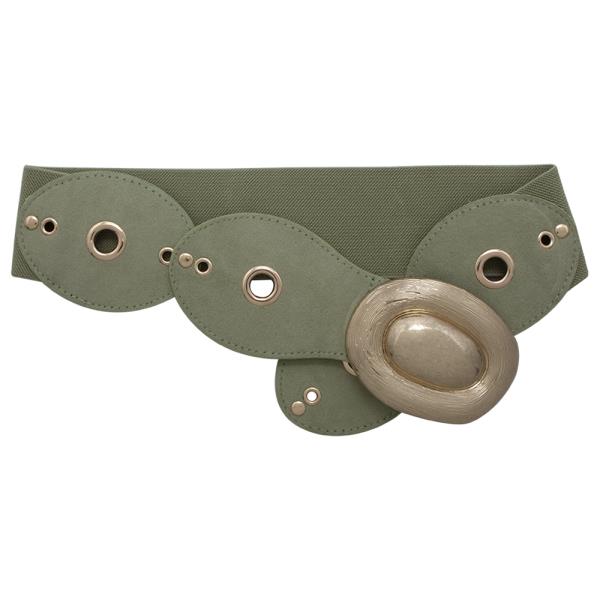 ROUND FASHION METAL ELASTIC BELT