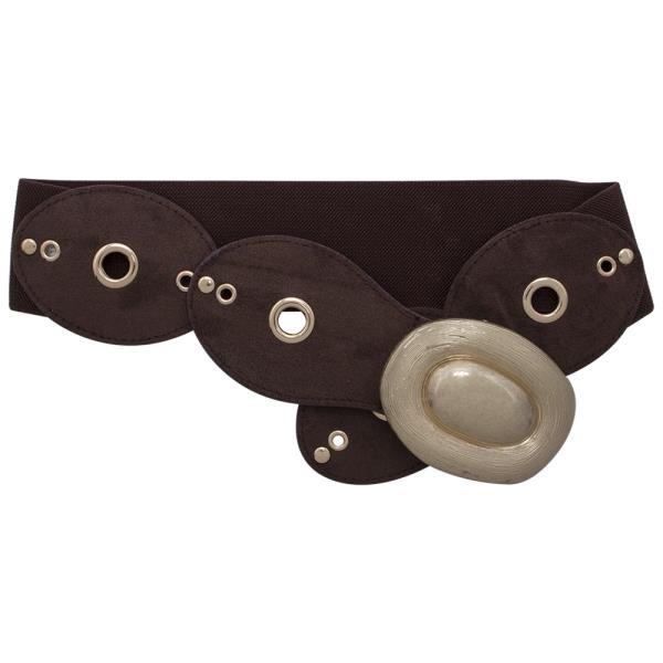 ROUND FASHION METAL ELASTIC BELT