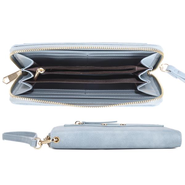 SMOOTH ZIPPER HAND STRAP WALLET