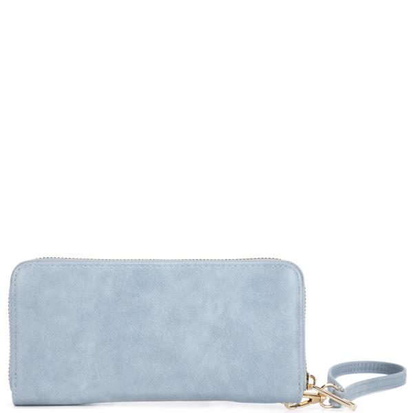 SMOOTH ZIPPER HAND STRAP WALLET