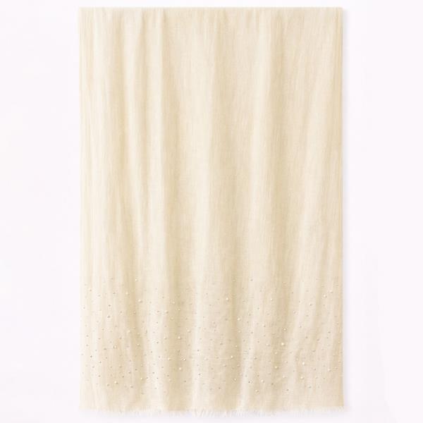 RHINESTONE DETAIL LIGHTWEIGHT LONG OBLONG SCARF