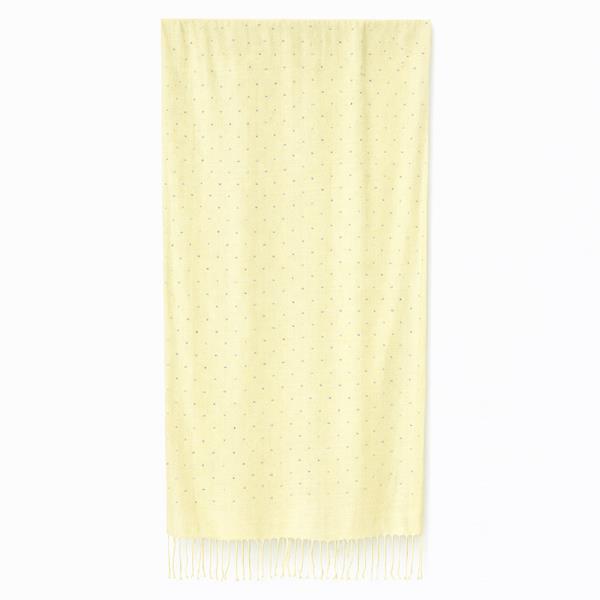 MICRO DOT FRINGE LIGHTWEIGHT LONG OBLONG SCARF