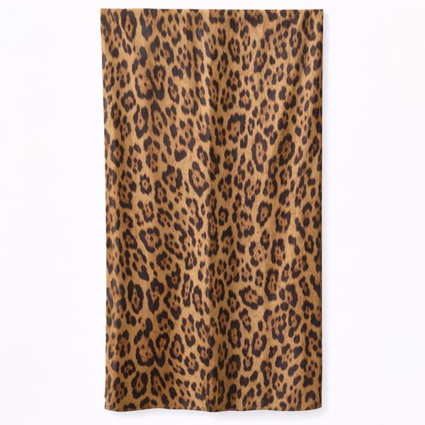 LEOPARD PRINT LIGHTWEIGHT LONG OBLONG SCARF