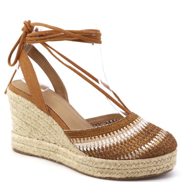 CROCHET ESPADRILLE W ANKLE TIES 12 PAIRS