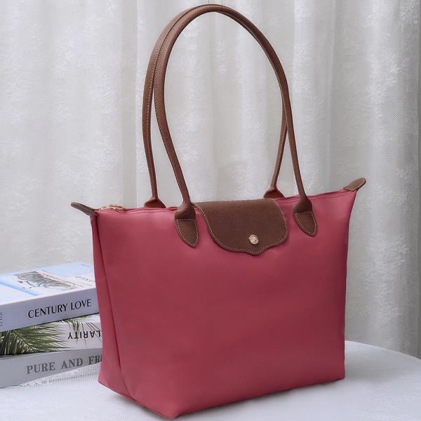 SMOOTH COLOR HANDLE TOTE BAG