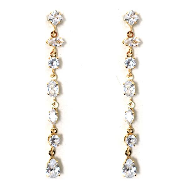 STONE DROP DANGLE EARRINGS