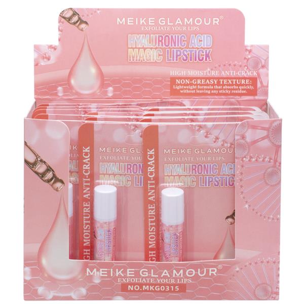 MEIKE GLAMOUR HYALURONIC ACID MAGIC LIPSTICK (24 UNITS)