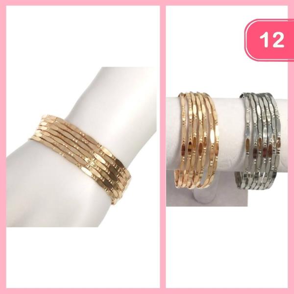 BANGLE BRACELETS (12 UNITS)