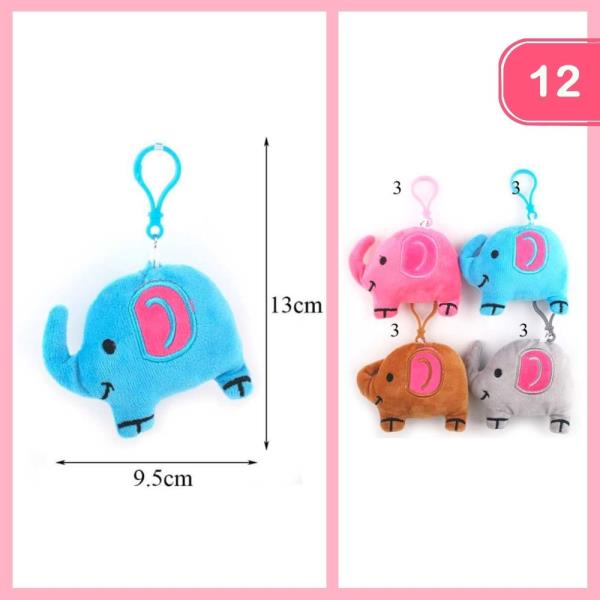 ELEPHANT KEYCHAIN (12 UNITS)