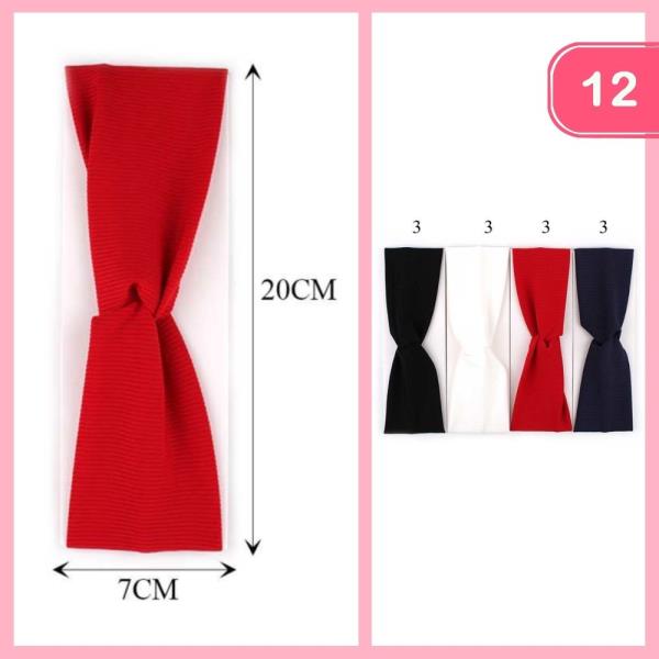 KNOTTED HEADBAND (12 UNITS)
