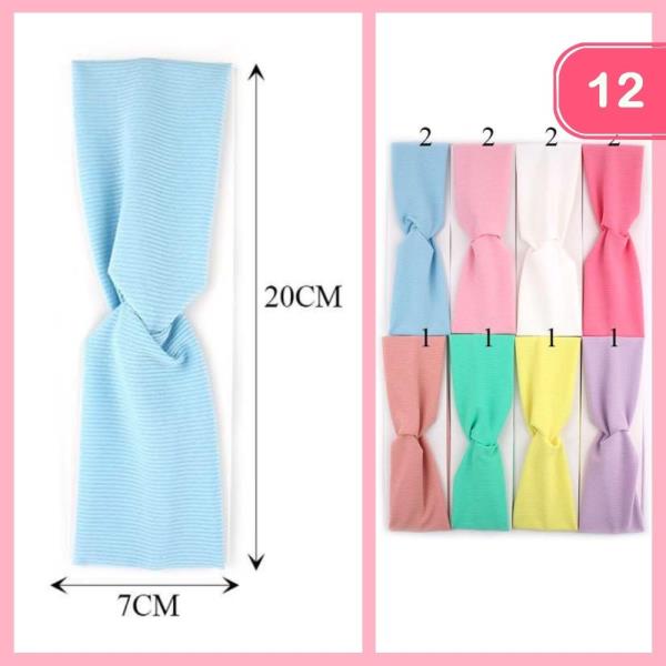 KNOTTED HEADBAND (12 UNITS)