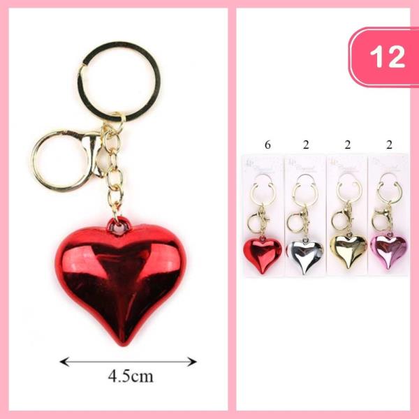 HEART KEYCHAIN (12 UNITS)