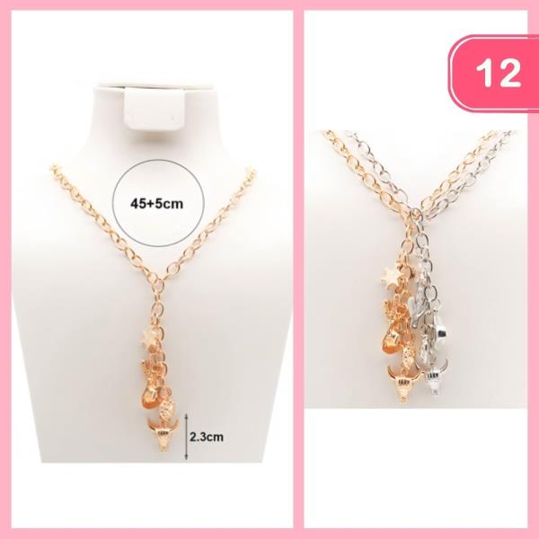 WESTERN PENDANT NECKLACE (12 UNITS)