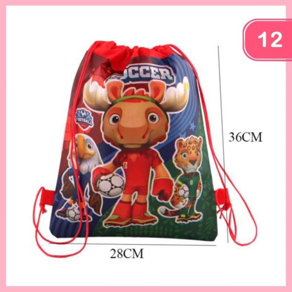 FIFA WORLD CUP MASCOT DRAWSTRING BACKPACK (12 UNITS)